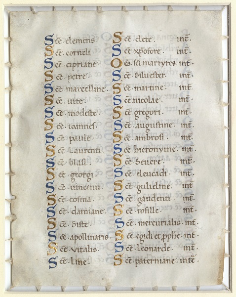 Psalter with Passion readings, Parchment, 1 leaf (Verso), 1450 – 1483, 158 x 122 mm rbri22694699
