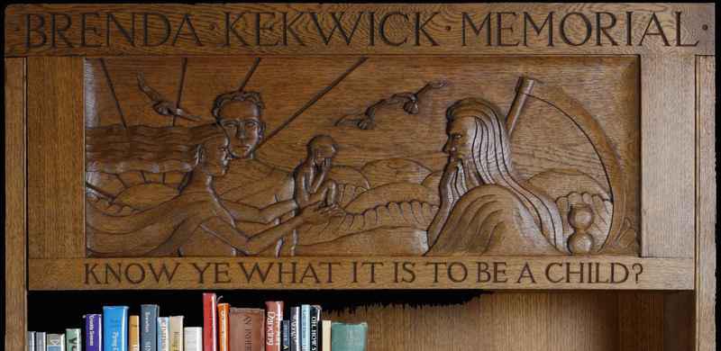 Brenda Kekwick Memorial bookcase