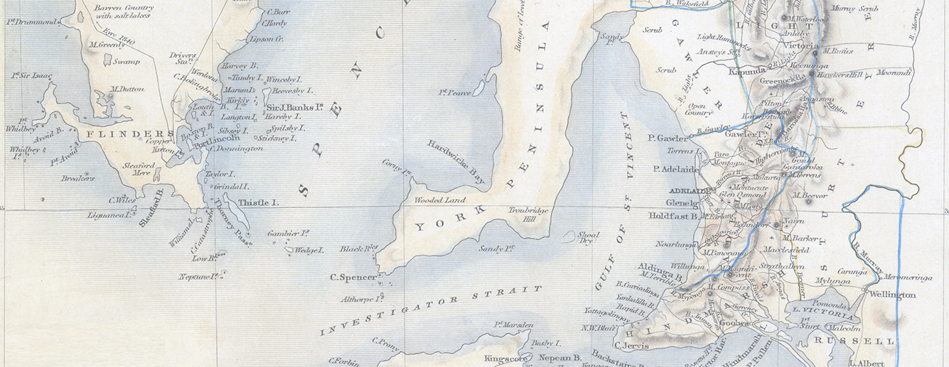 Yorke Peninsula map [B 1831873]