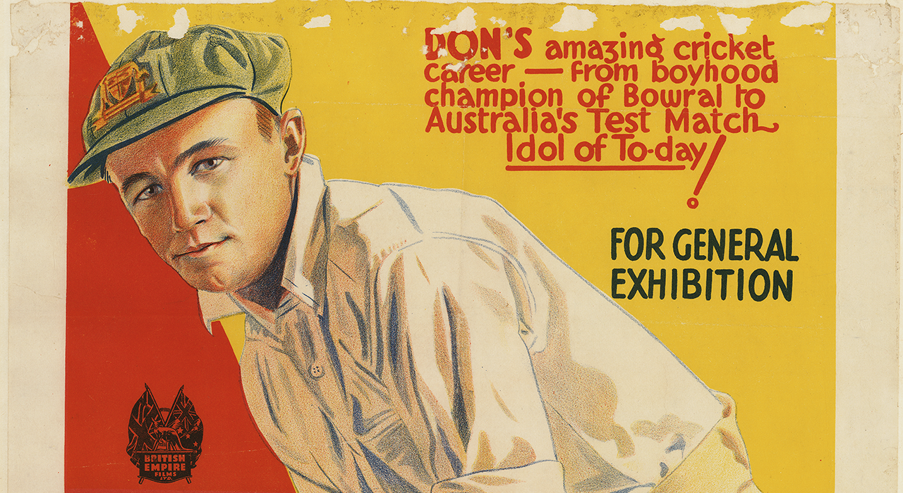 Don Bradman - How I play cricket, poster [PRG 682/15/94] 
