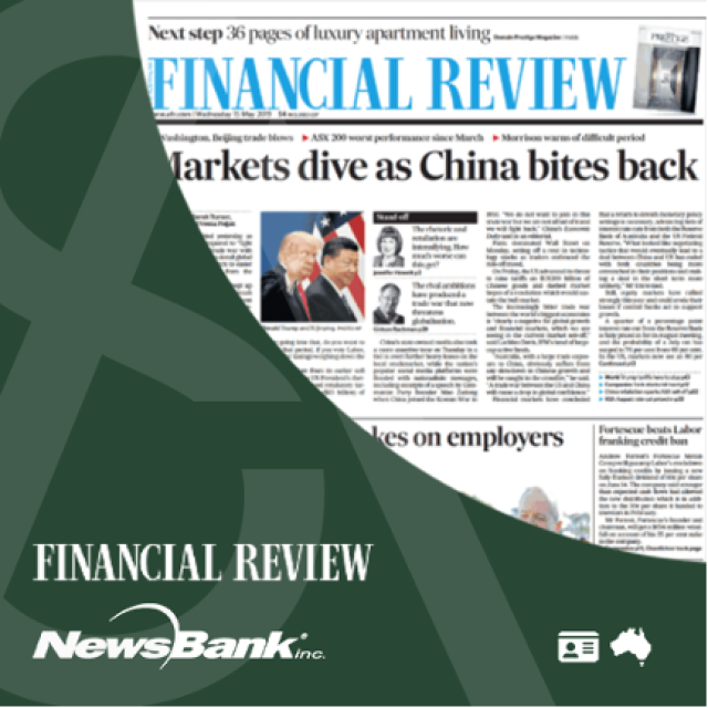 Financial Review, NewsBank, State Library SA eresources